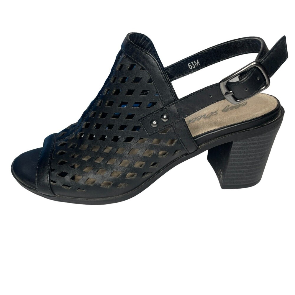 Easy Street Erin Slingback Open Toed Sandals Shoes